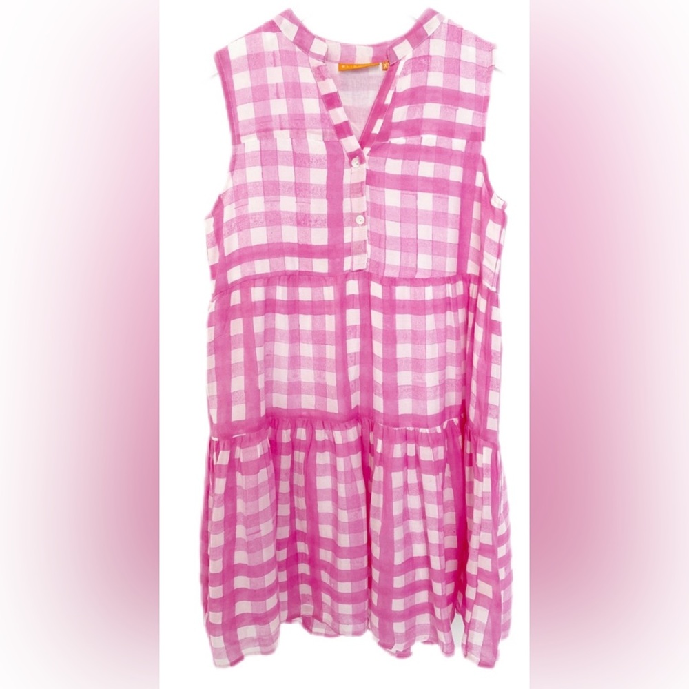 Oliphant Pink Gingham Dress